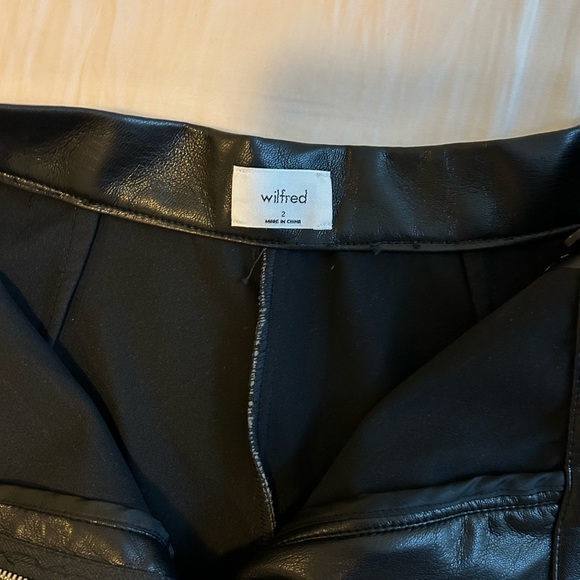 Aritzia Wilfred Bica Leather Pants - Picture 3 of 7